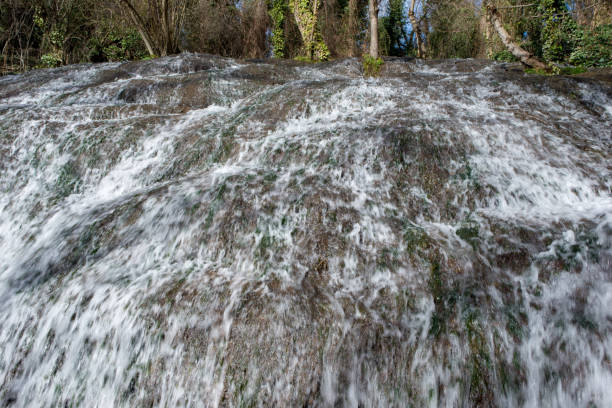 istock Waterfall in the stone monastery in Aragon 938698220