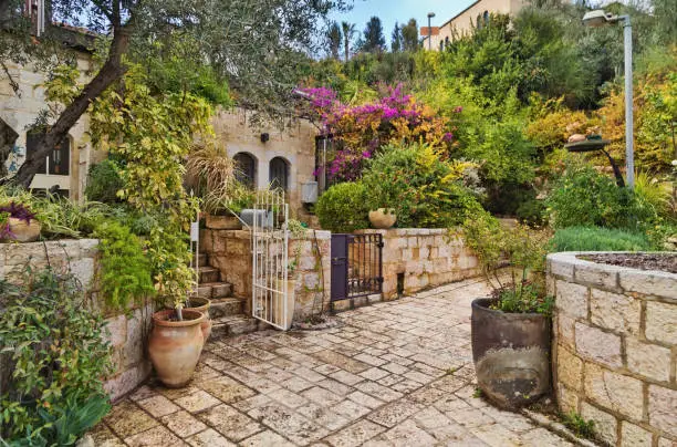 Photo of old houses in Jerusalem