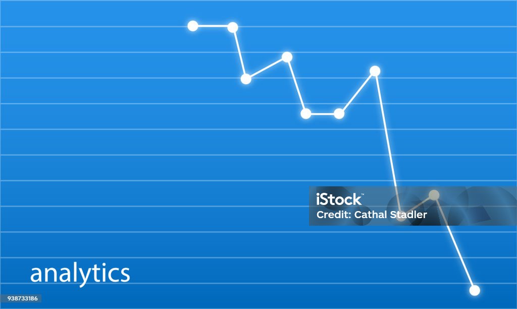 Detangle Graphs Flat Vector Illustration Analytical Chart And Graph With Increasing Or ...
