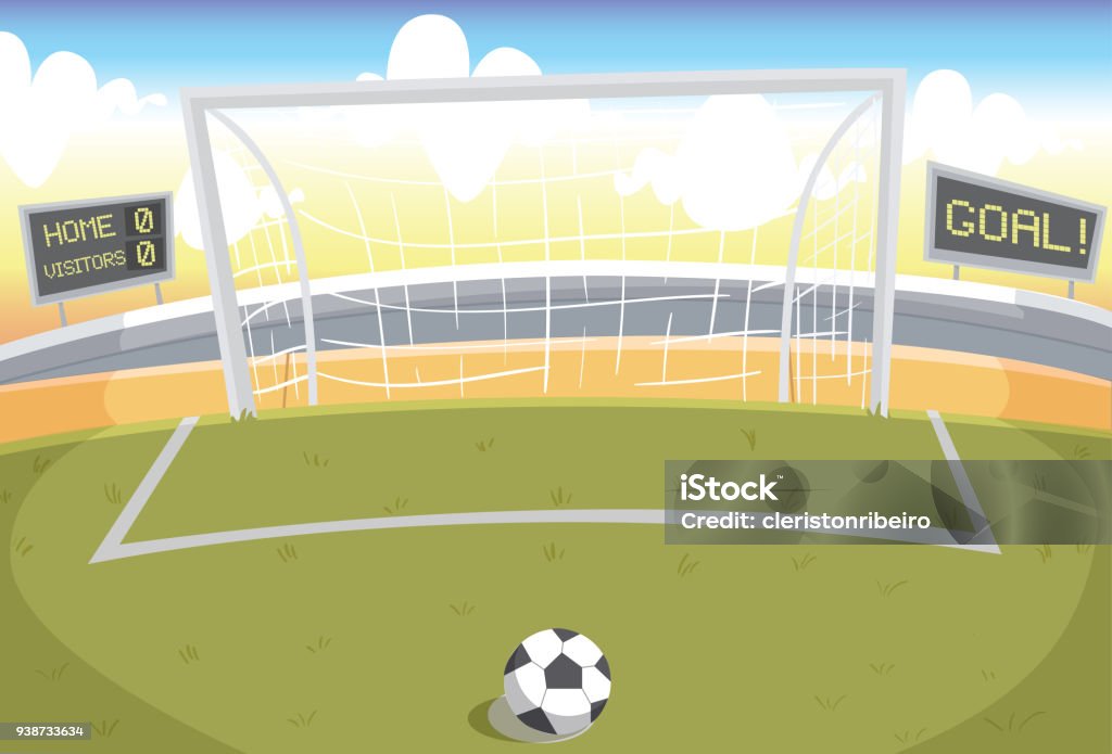 The Penalty Shootout Stock Illustration - Download Image Now