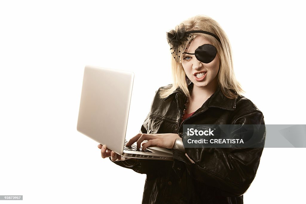 Internet Pirate  Adult Stock Photo