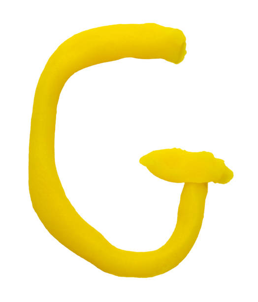 istock Plasticine letter G isolated on a white background 938752952