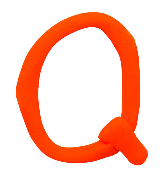 istock Plasticine letter Q isolated on a white background 938752990