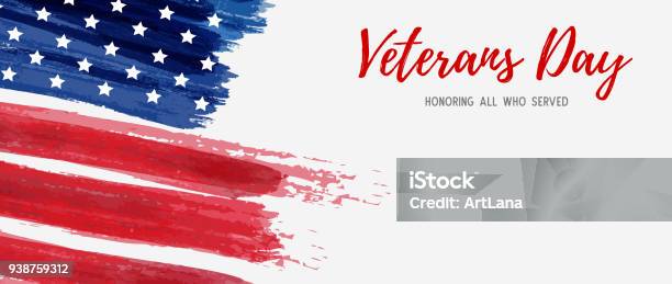 Usa Veterans Day Stock Illustration - Download Image Now - US Veteran's Day, USA, Backgrounds