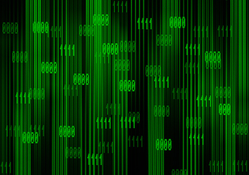 Computer Code 0 Computer Code Zeros And Ones Terminal Background Stock Illustration ...