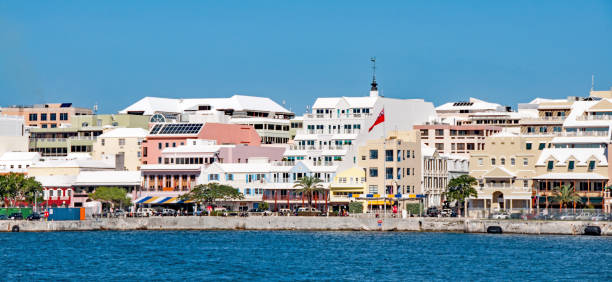 istock Hamilton Bermuda waterfront and Front  Street businesses 938799460