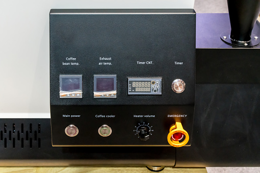 Coffee Machine Control Panel Coffee Roaster Machine Control Panel With Digital Screen And ...