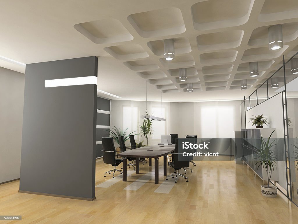 the modern office  Business Stock Photo