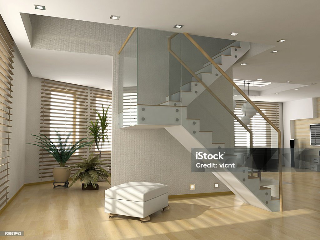 interior moderno - Royalty-free Chão Foto de stock