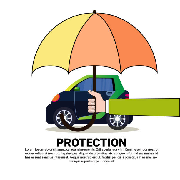 istock Hand Holding Hybrid Auto Under Umbrella Icon Car Protection Insurance Service Concept 938823836