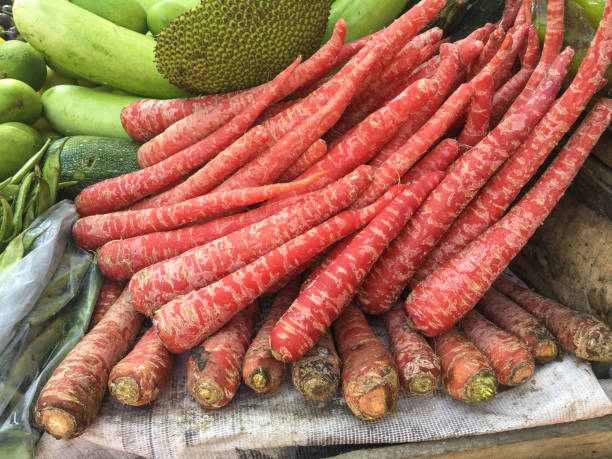 istock Bulk carrots and vegetables from a street market 938826992