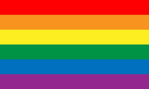 illustrazioni stock, clip art, cartoni animati e icone di tendenza di bandiera lesbica, gay, bisessuale e transgender. bandiera dell'orgoglio arcobaleno dell'organizzazione lgbt. illustrazione vettoriale - pride of lions