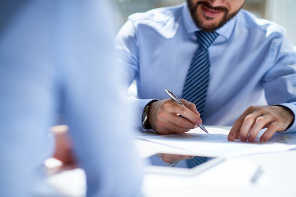 istock Businessman signing contract 938847682
