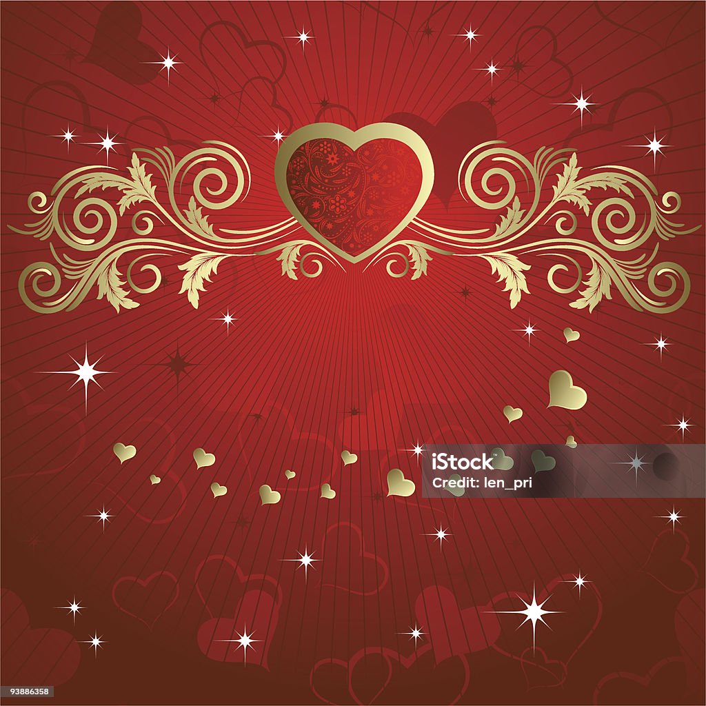 Serca do St.Valentine - Grafika wektorowa royalty-free (Abstrakcja)
