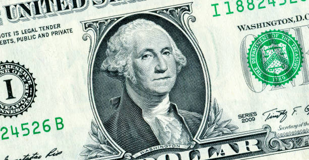 istock George Washington portrait from one dollars banknote 938867722