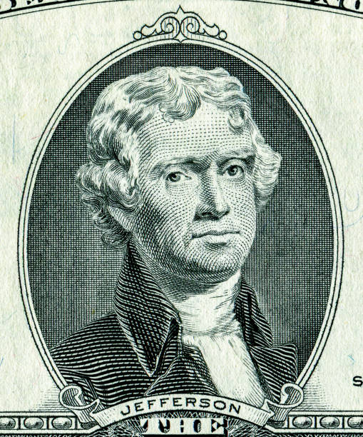istock Thomas Jefferson portrait from two dollars banknote 938867738