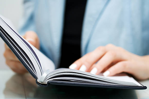 istock Businesswoman reading 93886951