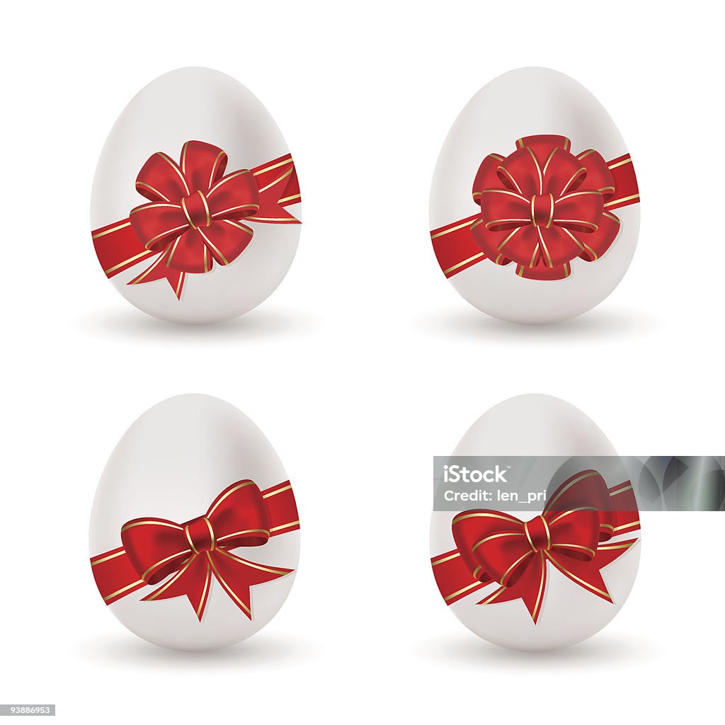 Easter eggs  Abstract stock vector