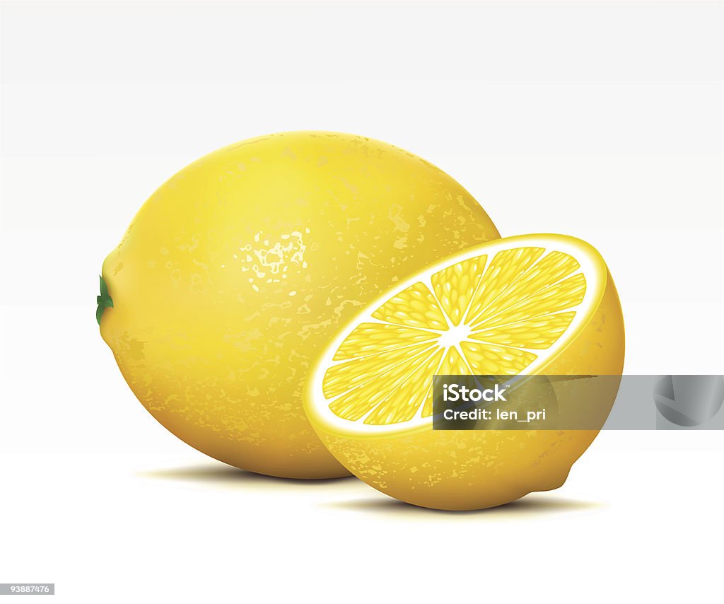 Limones - arte vectorial de Alimento libre de derechos