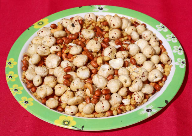 istock Indian Homemade mixed Namkeen snacks 938879544