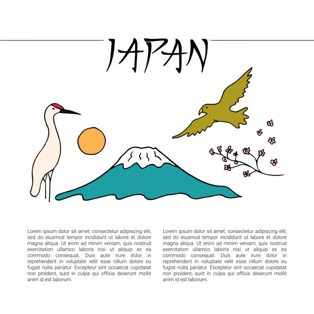 70+ Nipponia Nippon Stock Illustrations, Royalty-Free Vector