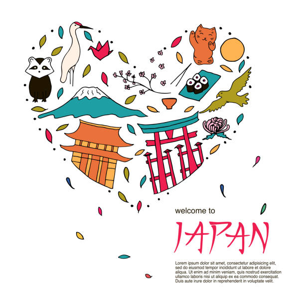 70+ Nipponia Nippon Stock Illustrations, Royalty-Free Vector