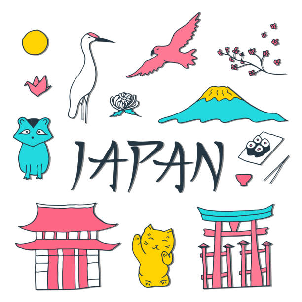 70+ Nipponia Nippon Stock Illustrations, Royalty-Free Vector