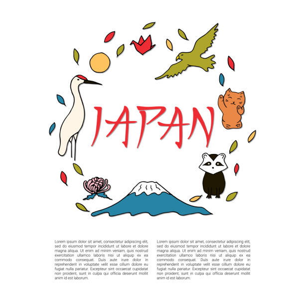 70+ Nipponia Nippon Stock Illustrations, Royalty-Free Vector