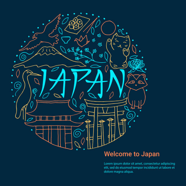 70+ Nipponia Nippon Stock Illustrations, Royalty-Free Vector