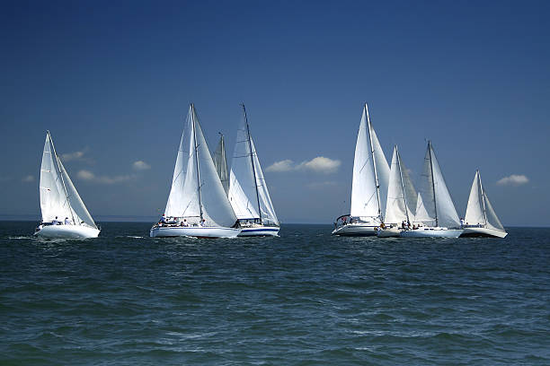 istock Start of a sailing regatta 93889315