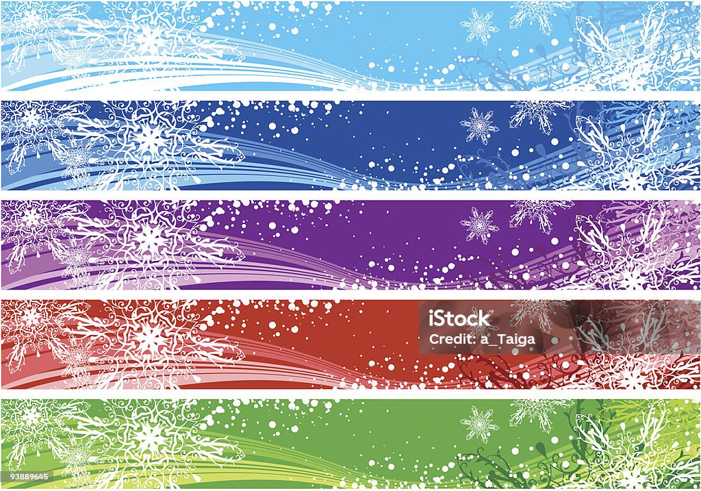 Natal banners para WWW - Vetor de Abstrato royalty-free