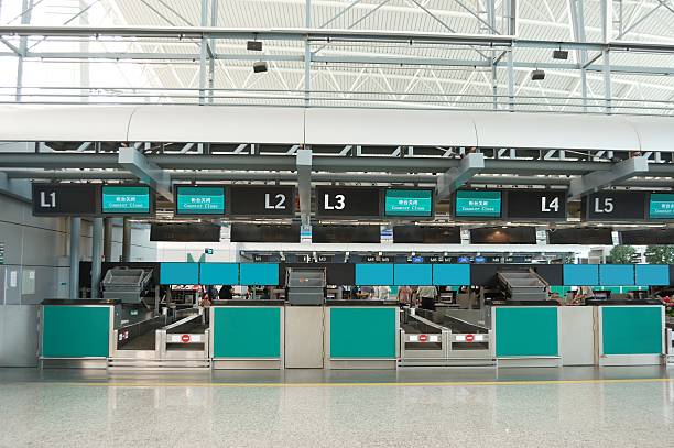 istock The checkin counter in airport 93890263