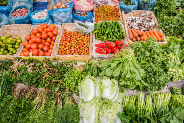 istock Fresh market, Luang Prabang 938907780