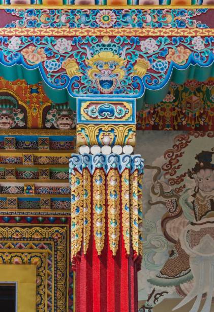 istock Column Details At Tibet temple 938921902