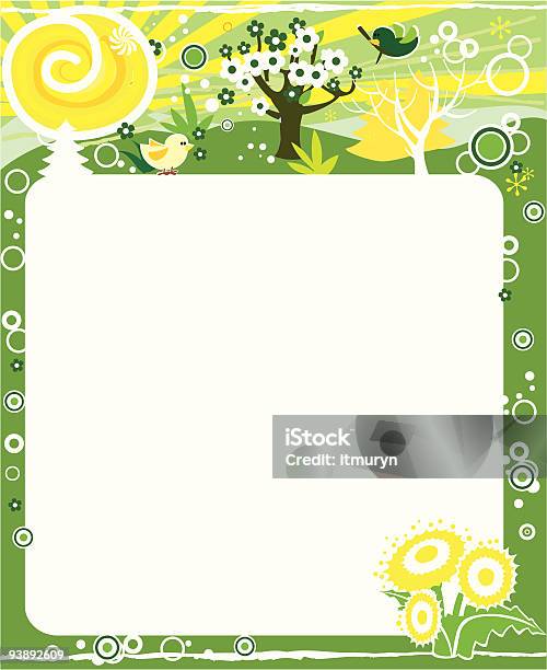 April Stock Vektor Art und mehr Bilder von April - April, Baum, Baumblüte