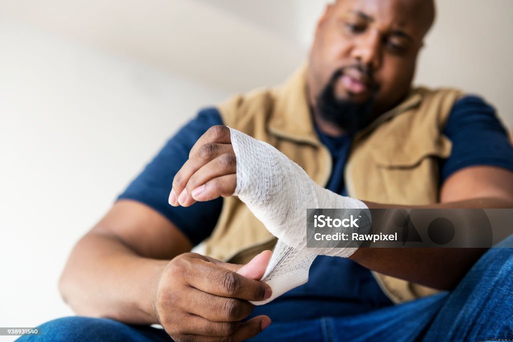 A person getting injured Physical Injury Stock Photo