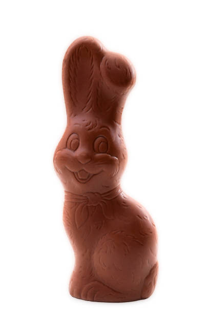 istock Chocolate bunny, traditional easter sweet isolated on white and cutout 938931830
