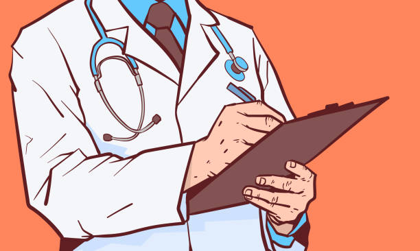 istock Closeup Of Doctor Hold Clipboard Making Notes Write Diagnosis Or Prescription 938934202