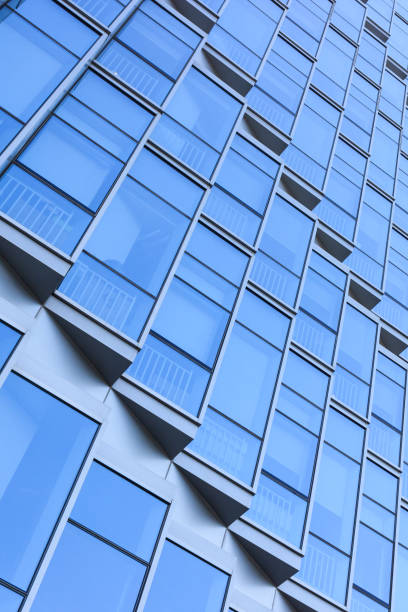 istock Geometric layout and windows of modern buildings 938934692