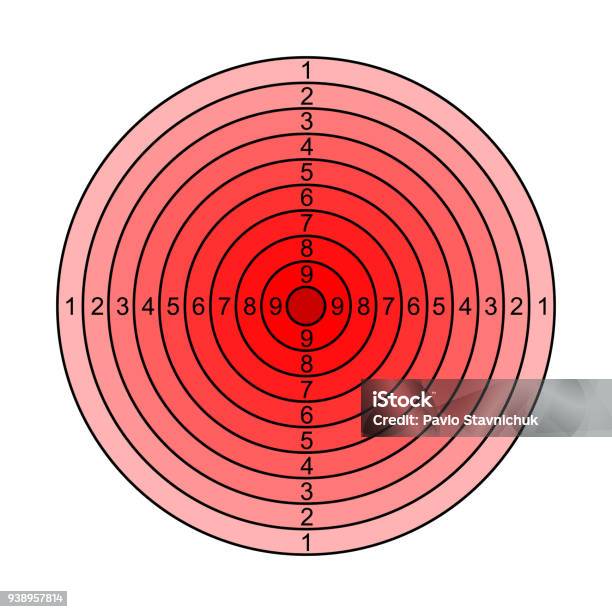 Red Target Stock Vector Stock Illustration - Download Image Now ...