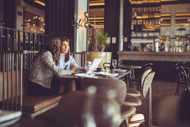 istock Coworkers working in restaurant 938969480