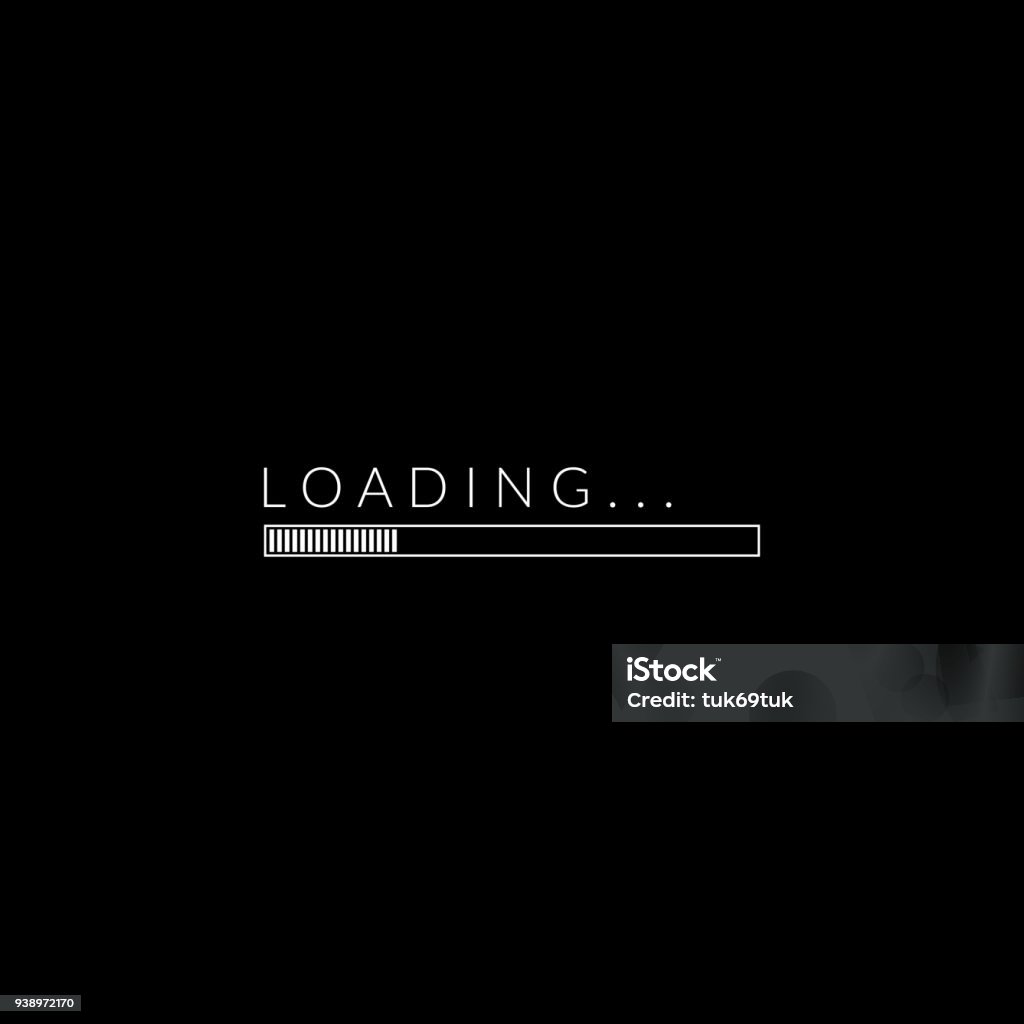 Loading Process Screen Vector Illustration System Software Update And ...