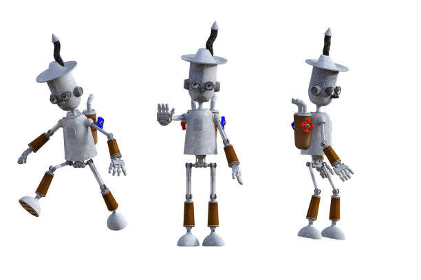 Tin man isolated