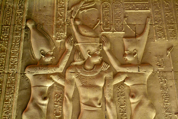 The three kilometre long Avenue of the Sphinxes links the temple of Amon in Luxor with the temple at Karnak. It is lined by 1,000 statues of sphinxes. Discovered in 1949 in poor condition it was entirely restored by November 2021.
