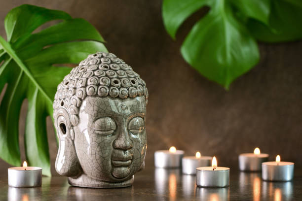 istock Meditation and healthy spa treatment concept 938987328