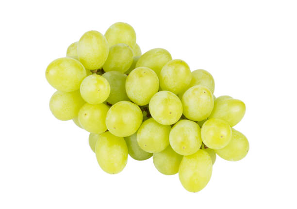 istock bunch of green grapes isolated on the white background 938994790