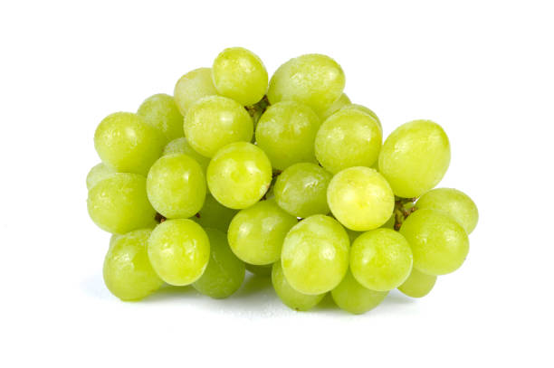 istock bunch of green grapes isolated on the white background 938994798