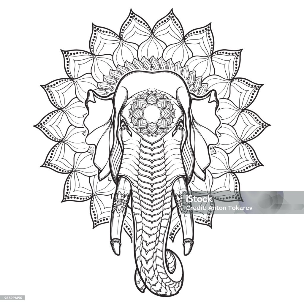 Đầu Voi Trên Mạn Đà La Sen Motiff Phổ Biến Trong Nghệ Thuật Và Thủ ...