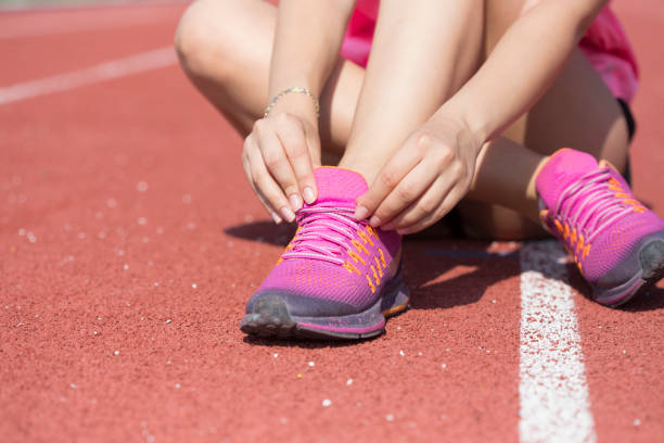 istock Young sporty on running track 938998890