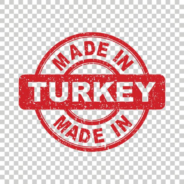 Made In Turkey Red Stamp Vector Illustration On Isolated Background Stock  Illustration - Download Image Now - Istock
